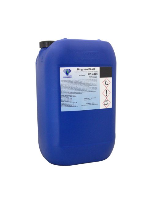 Biogreen BA_4K Papírgyártásnál használható, illetve hűtőtornyok hűtőköreinek baktericid-algicid hatóanyagú vegyszere